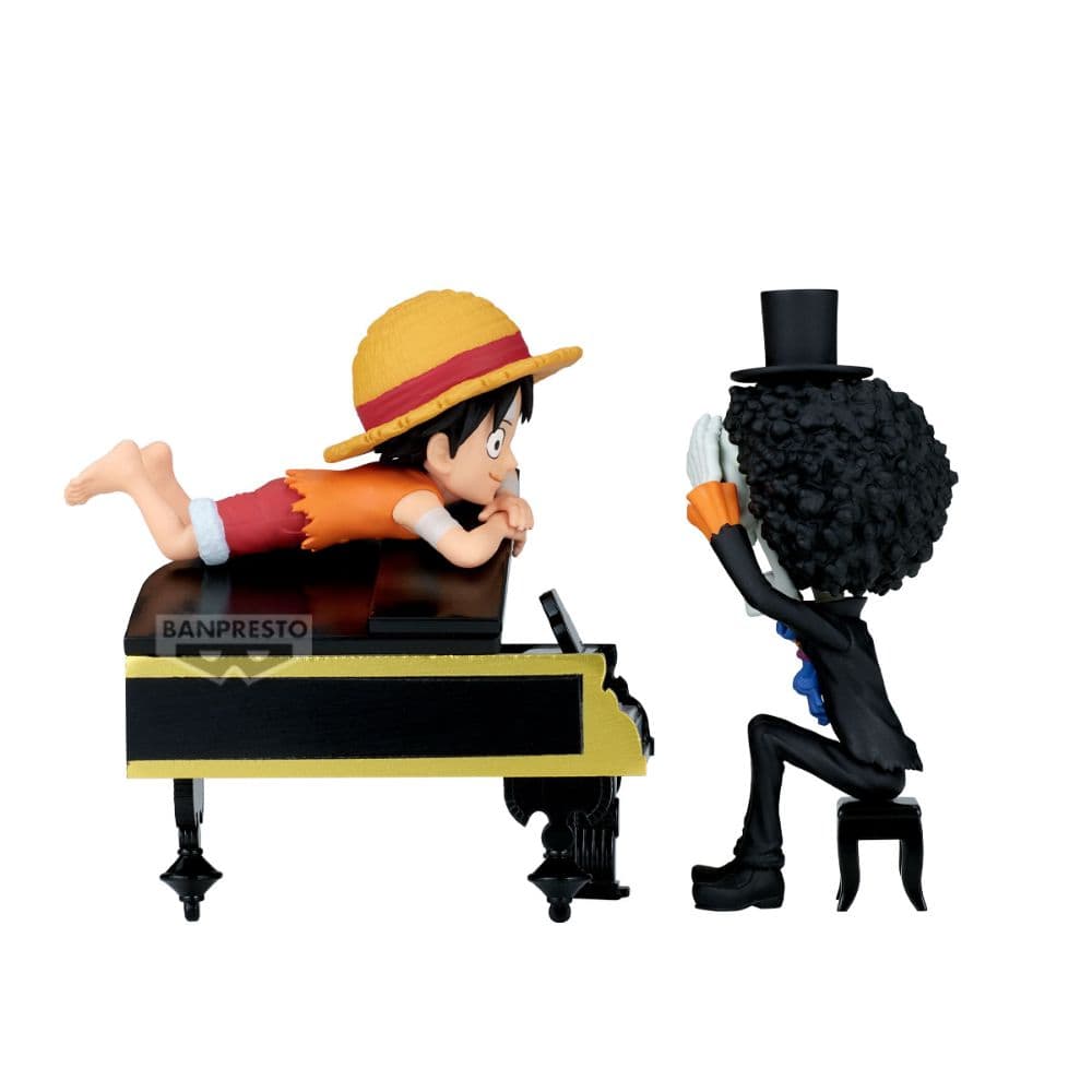 ONE PIECE WORLD COLLECTABLE FIGURE LOG STORIES-MONKEY D.LUFFY & BROOK-«THAT’S GREAT!! AFTER ALL THIS TIME, HE’S STILL…!!!»