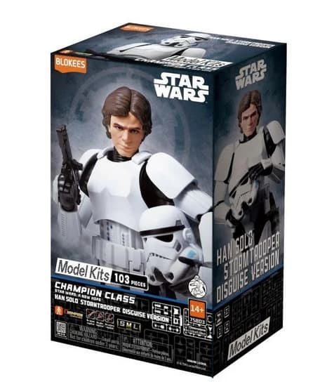 Blokees Star Wars EPIV: A New Hope Champion Class 03 HAN SOLO Stormtrooper disguise version