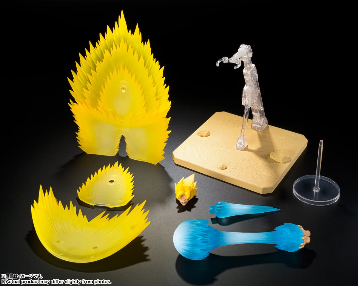 SH Figuarts Dragon Ball Z : Super Saiyan Goku (Teleport Kamehameha) Effect Parts Set