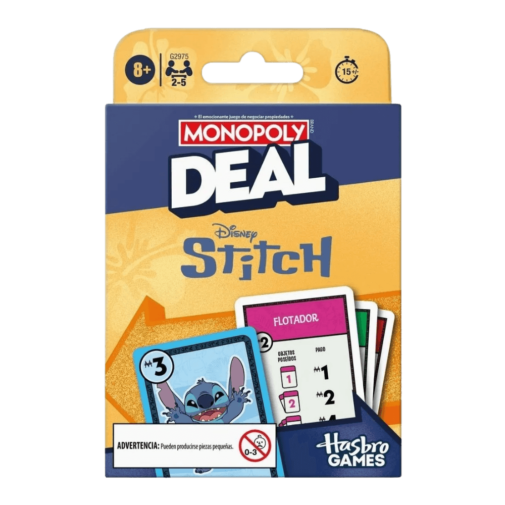 Monopoly Deal : Edición Disney Stitch – Juego de mesa