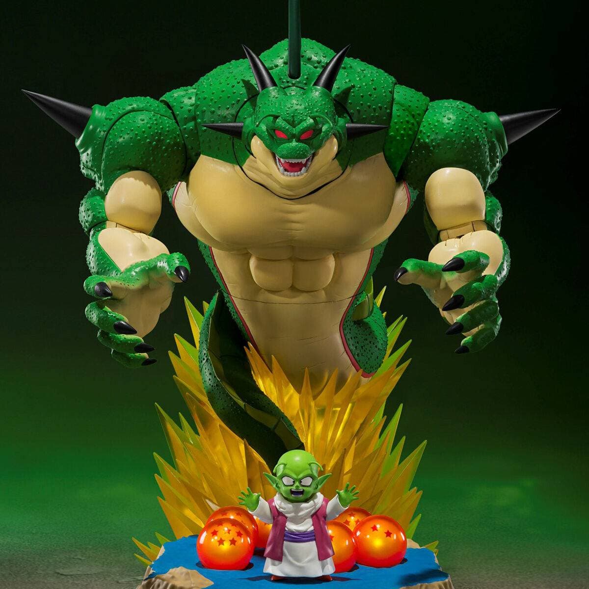 SH Figuarts Dragon Ball Z: Porunga and Dende Luminous Dragon Ball Set