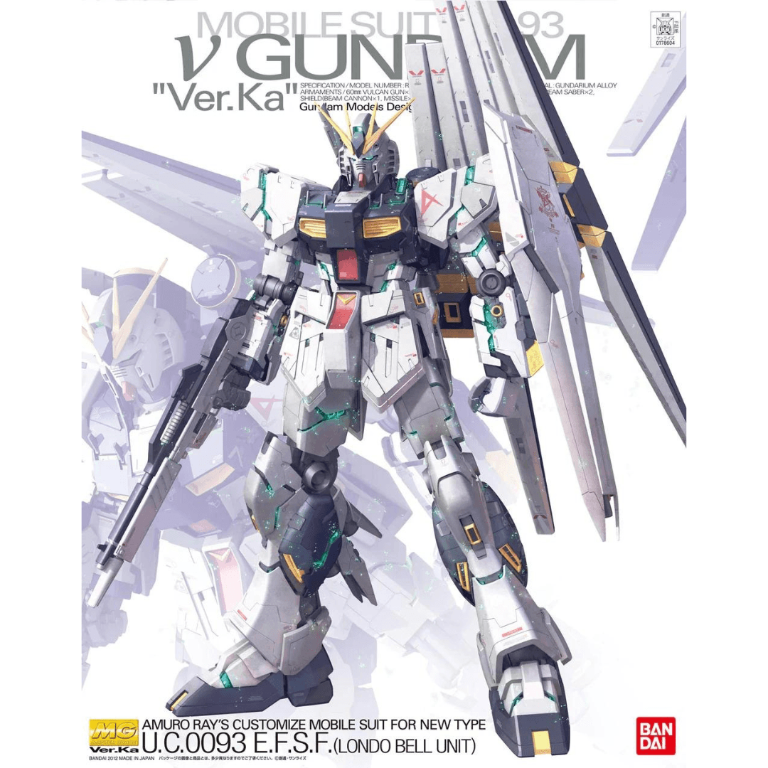 Nu Gundam (Ver. Ka) «Char’s Counterattack», Bandai Hobby MG