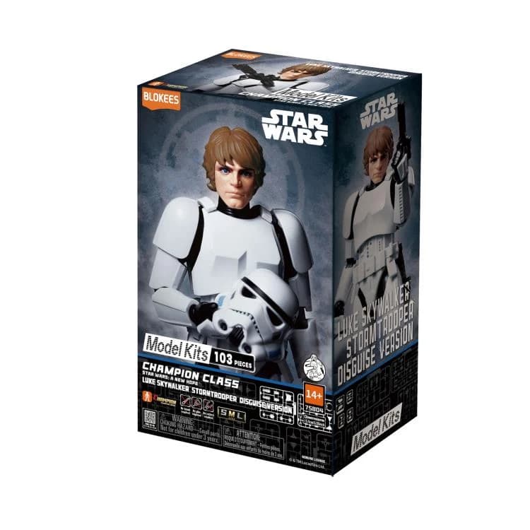 Blokees Star Wars EPIV: A New Hope Champion Class 04 Luke Skywalker Stormtrooper disguise version