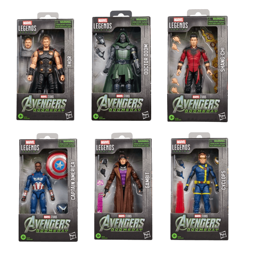 Marvel Legends Avengers Doomsday Wave Case of 6