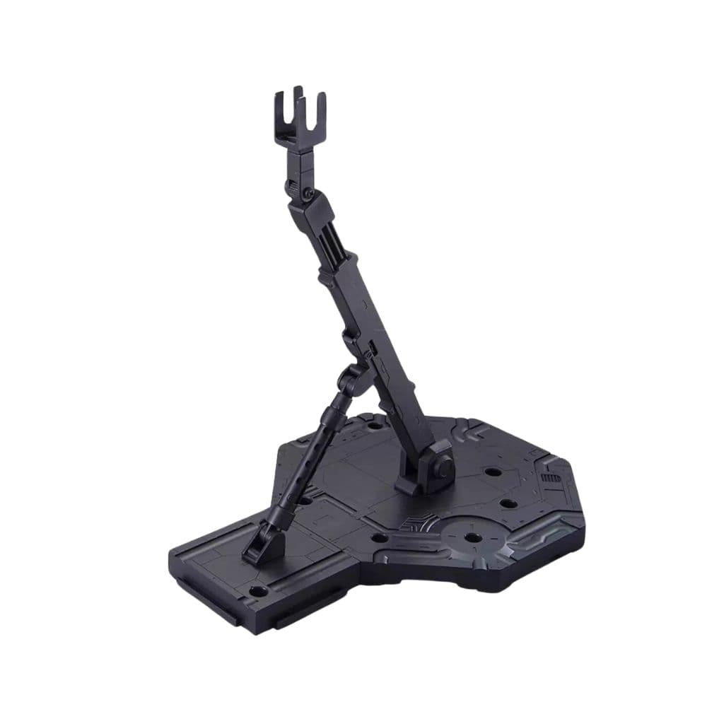 Black Action Base1 Display Stand 1/100 (Box/10), Bandai Hobby