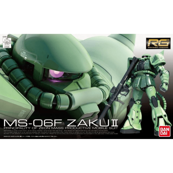#4 MS-06 Zaku II (Green), Bandai Hobby RG